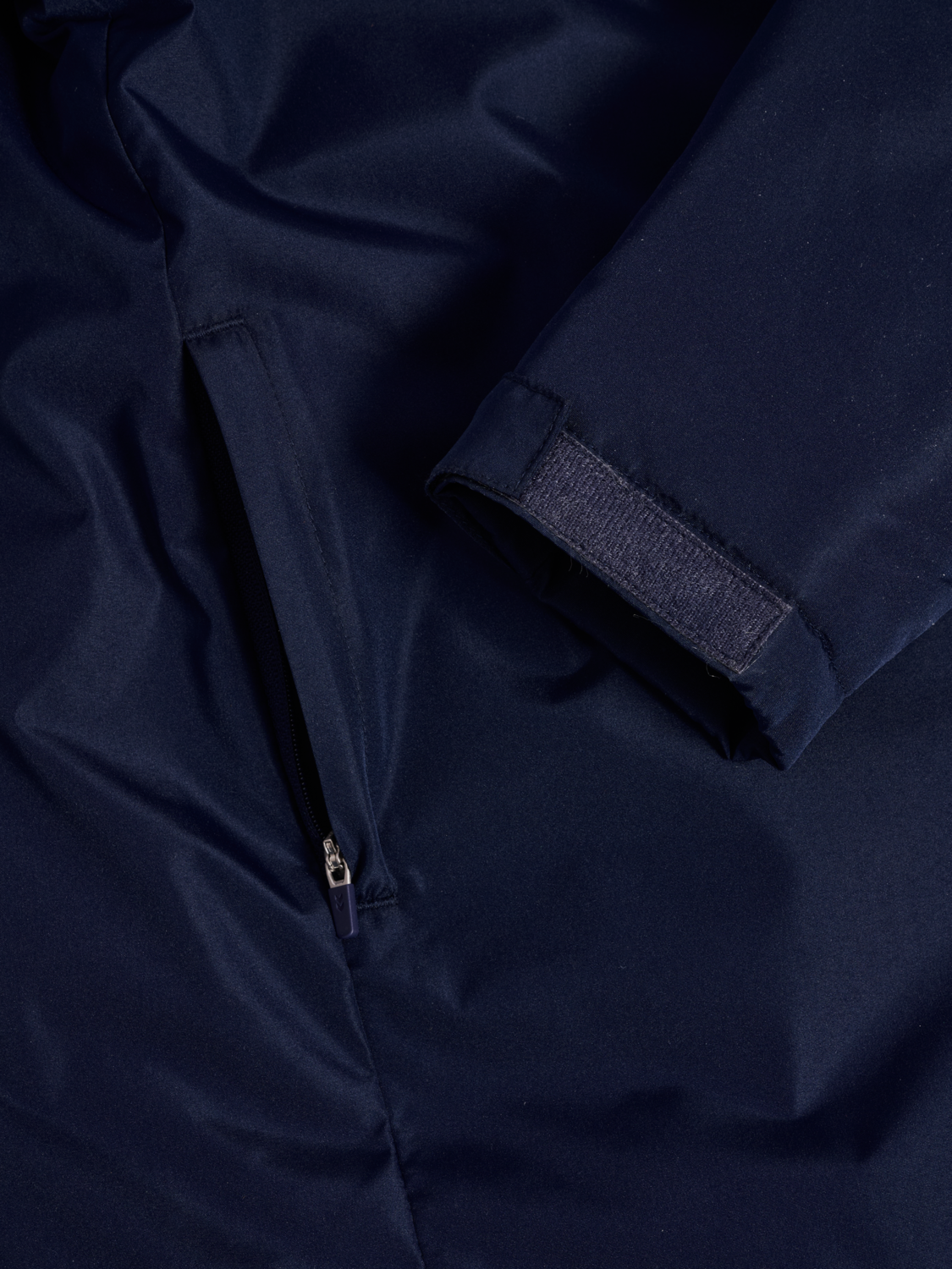 hmlCORE 2.0 BENCH JACKET KIDS, MARINE/WHITE, packshot