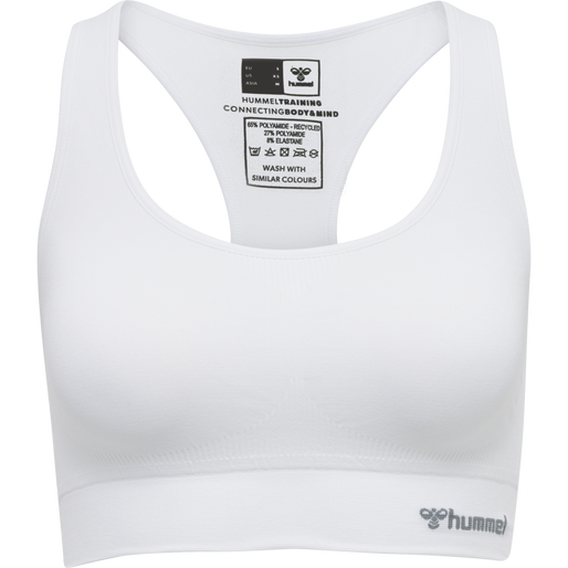 hmlTIF SEAMLESS SPORTS TOP, WHITE hmlTIF SEAMLESS SPORTS TOP, WHITE, packshot