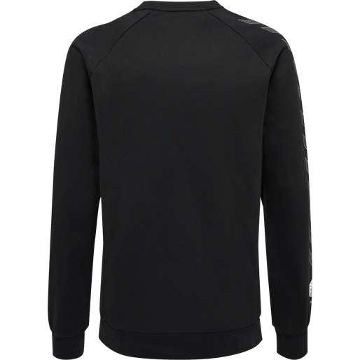 hmlMOVE GRID COTTON SWEATSHIRT, BLACK, packshot