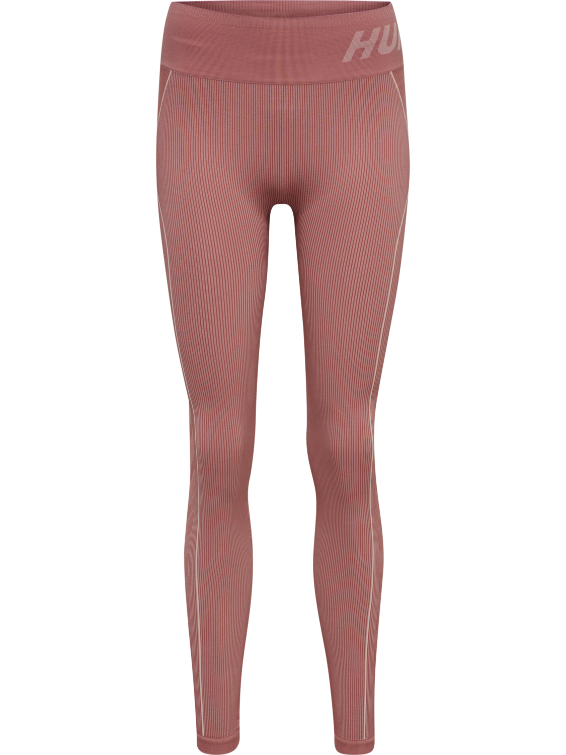 hmlTE CHRISTEL SEAMLESS MW TIGHTS, WITHERED ROSE/ROSE TAN MELANGE, packshot