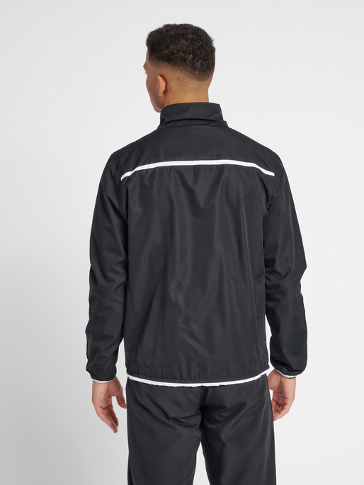 hmlAUTHENTIC TRAINING JACKET, BLACK/WHITE, model