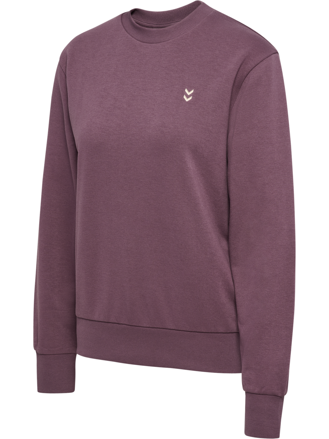hmlPULSE W SWEAT CREWNECK, BLACK PLUM, packshot