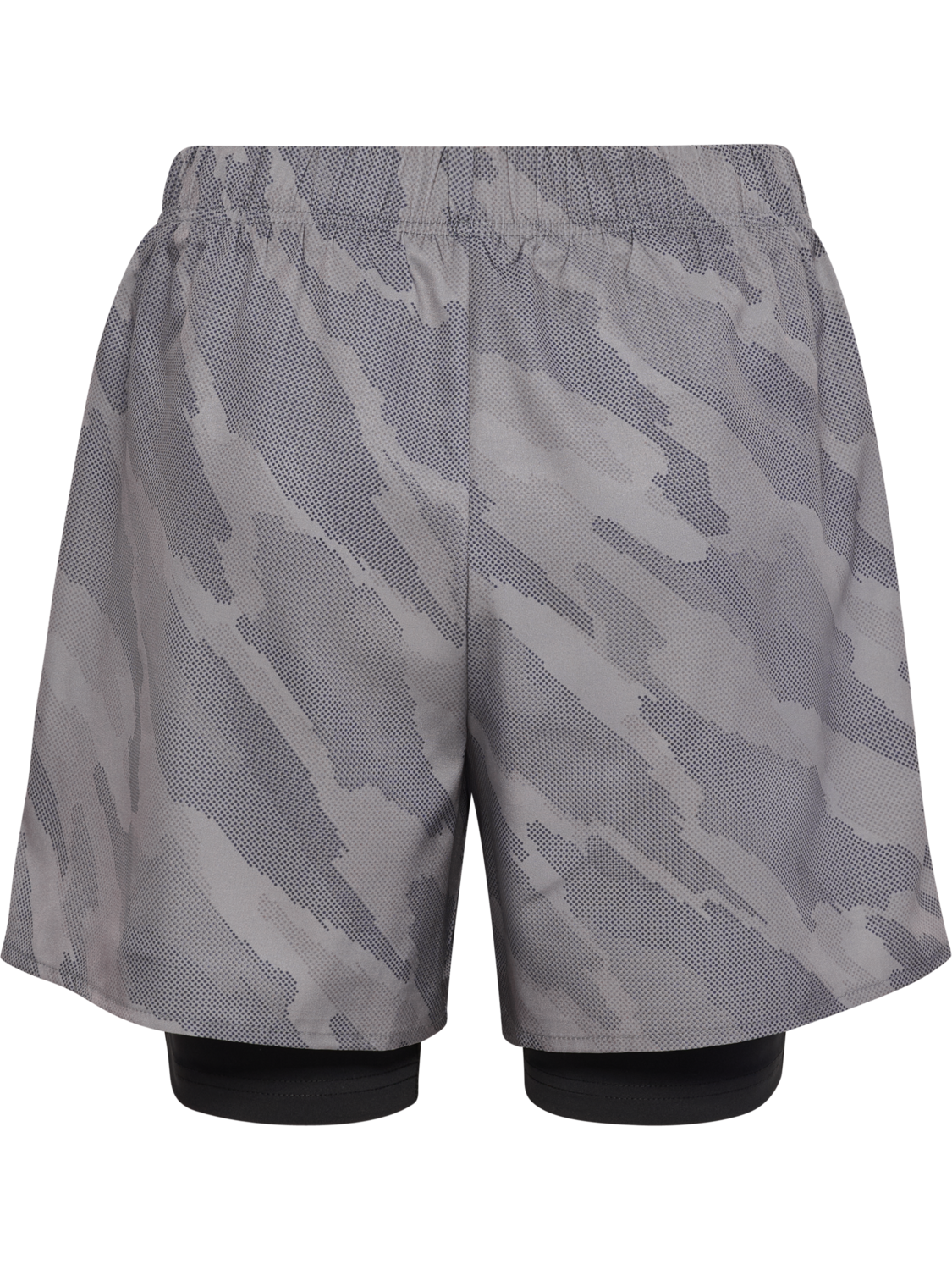 hmlHIIT INTENSITY AOP 2 IN 1 SHORTS, SHARKSKIN, packshot