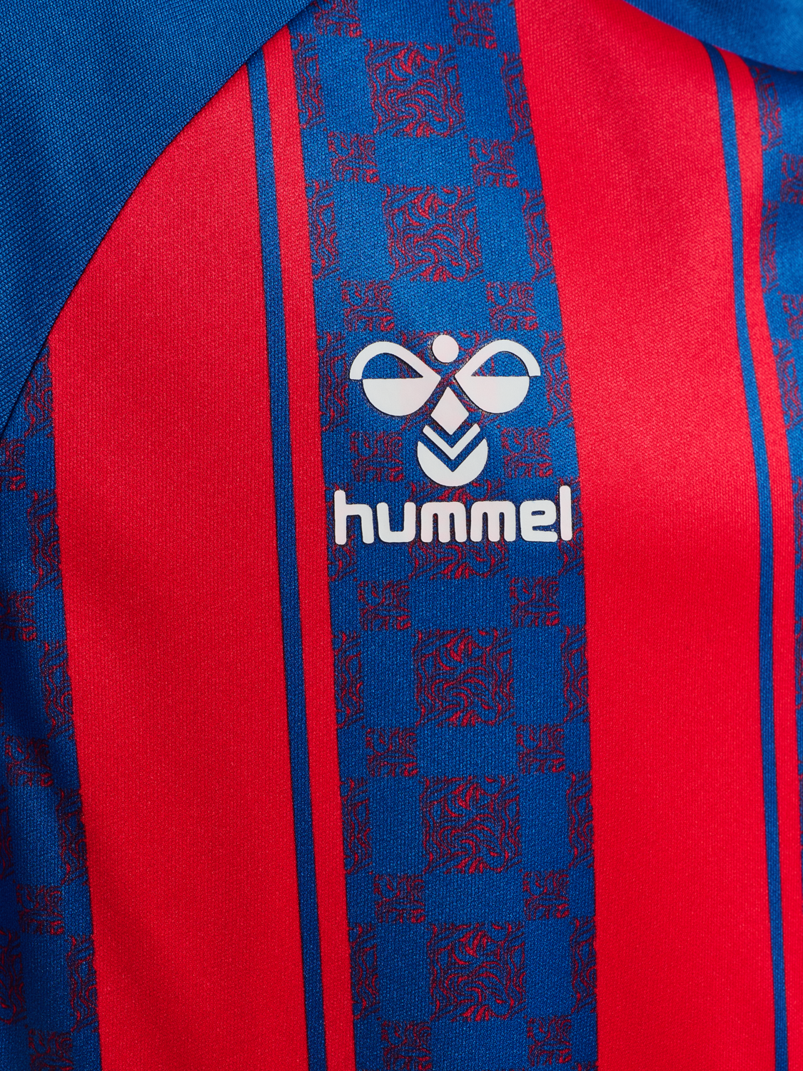 hmlMATCH STRIPED JERSEY S/S KIDS, TRUE BLUE/TRUE RED, packshot