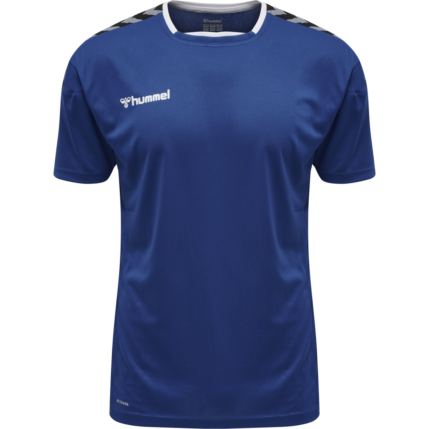 hmlAUTHENTIC POLY JERSEY S/S, TRUE BLUE, packshot