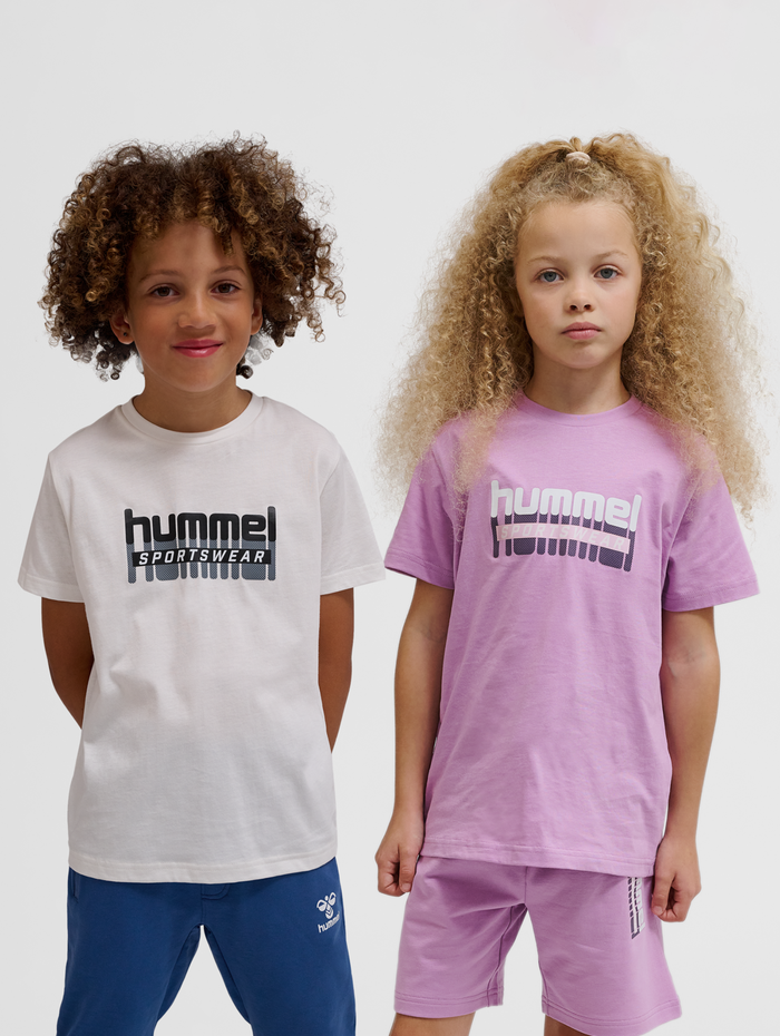 hmlTUKAS T-SHIRT S/S 2-PACK, SMOKY GRAPE/MARSHMALLOW, model