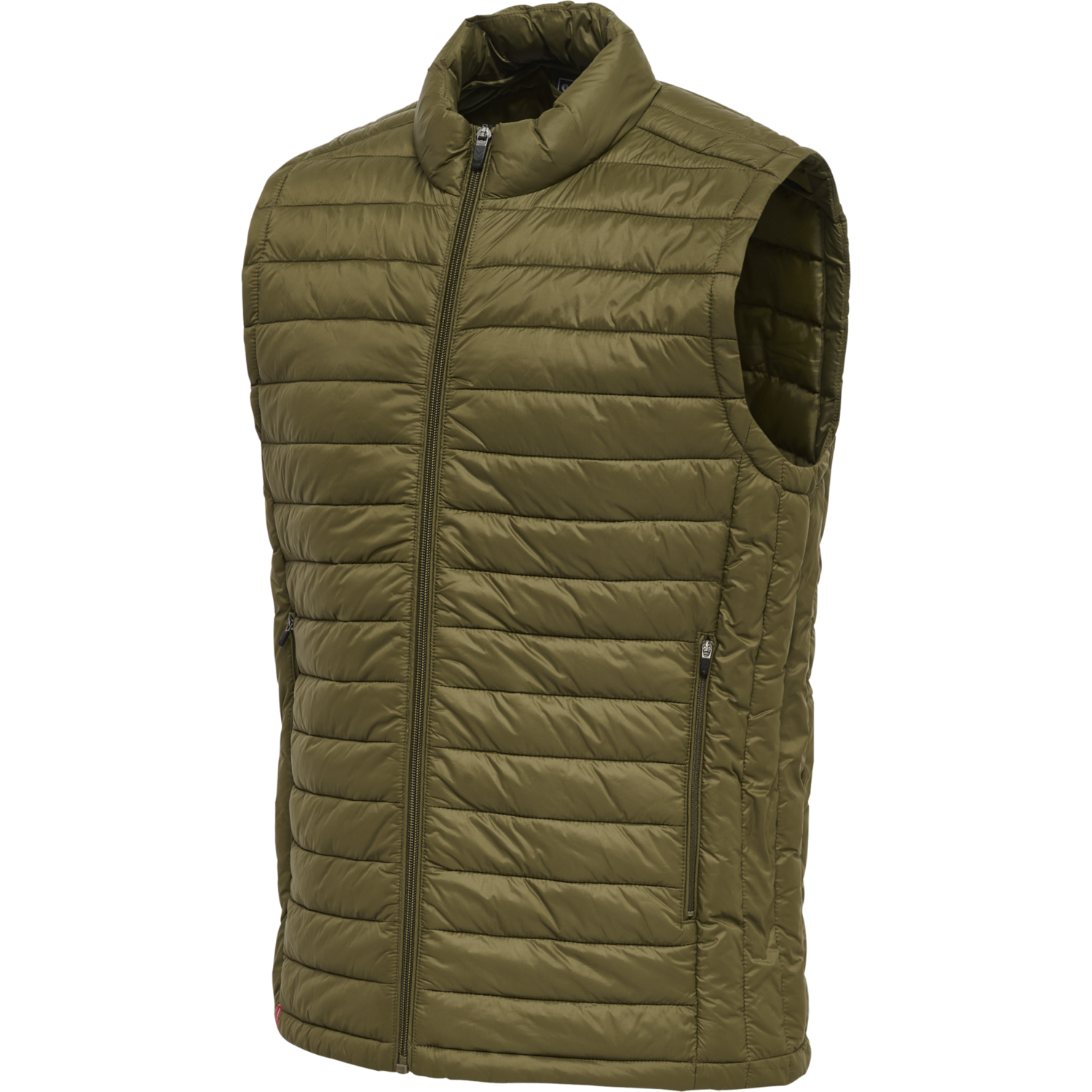 hmlRED QUILTED WAISTCOAT, DARK OLIVE, packshot