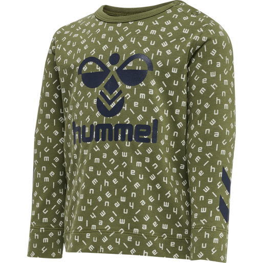 hmlCONNOR T-SHIRT L/S, CAPULET OLIVE, packshot