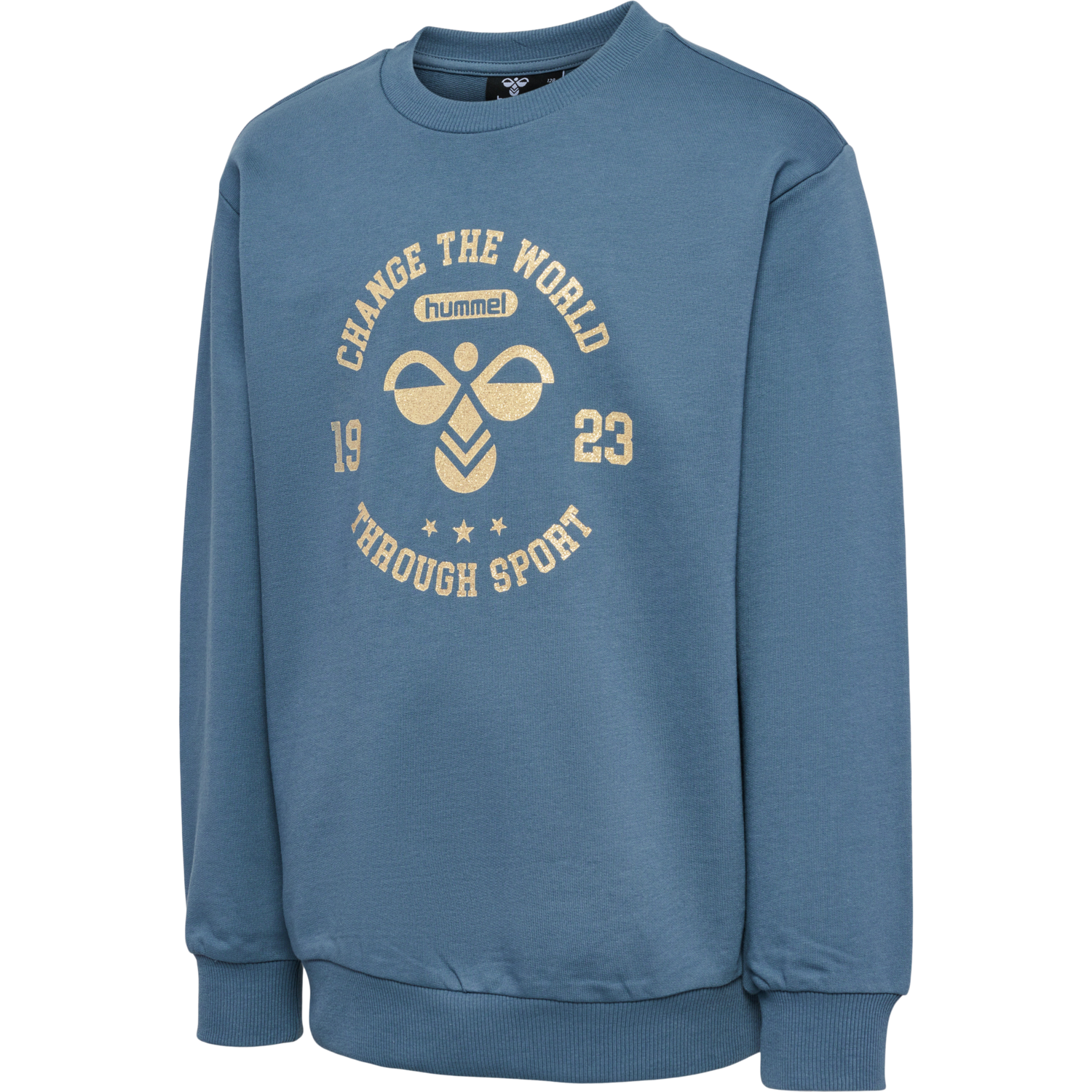 hmlMALIN SWEATSHIRT, BLUE MIRAGE, packshot