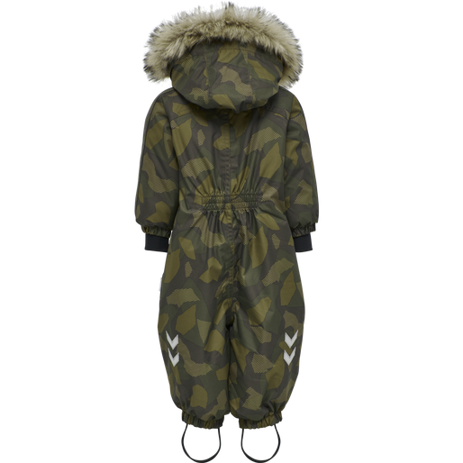 hmlMOON SNOWSUIT, OLIVE NIGHT/ECRU OLIVE hmlMOON SNOWSUIT, OLIVE NIGHT/ECRU OLIVE, packshot
