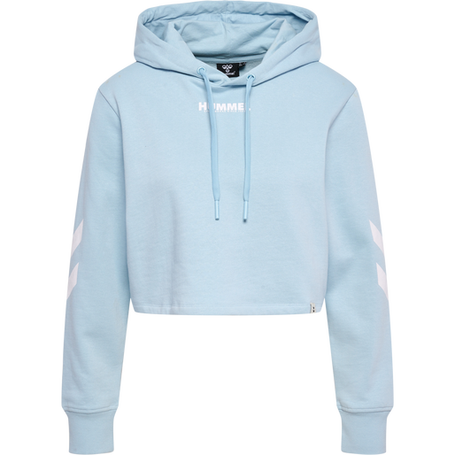 hmlLEGACY WOMAN CROPPED HOODIE, CELESTIAL BLUE, packshot