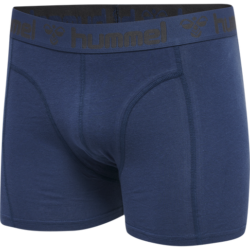 hmlMARSTON 4-PACK BOXERS, BLACK/INSIGINA BLUE, packshot