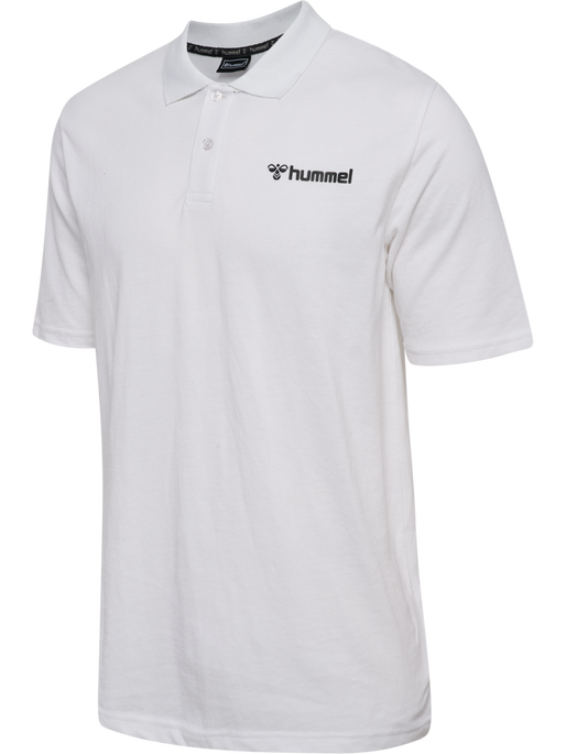 hmlMOVER COTTON POLO, WHITE hmlMOVER COTTON POLO, WHITE, packshot