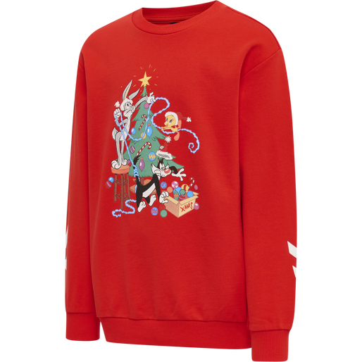 hmlBUGS BUNNY DOS SWEATSHIRT, FIERY RED, packshot