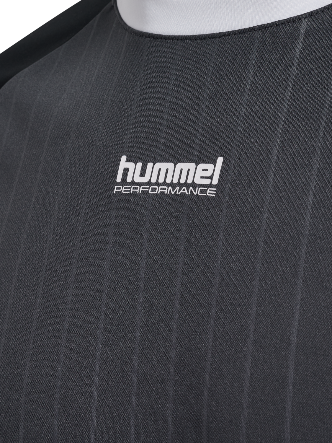 hmlPULSE STRIPE T-SHIRT S/S, EBONY/BLACK, packshot