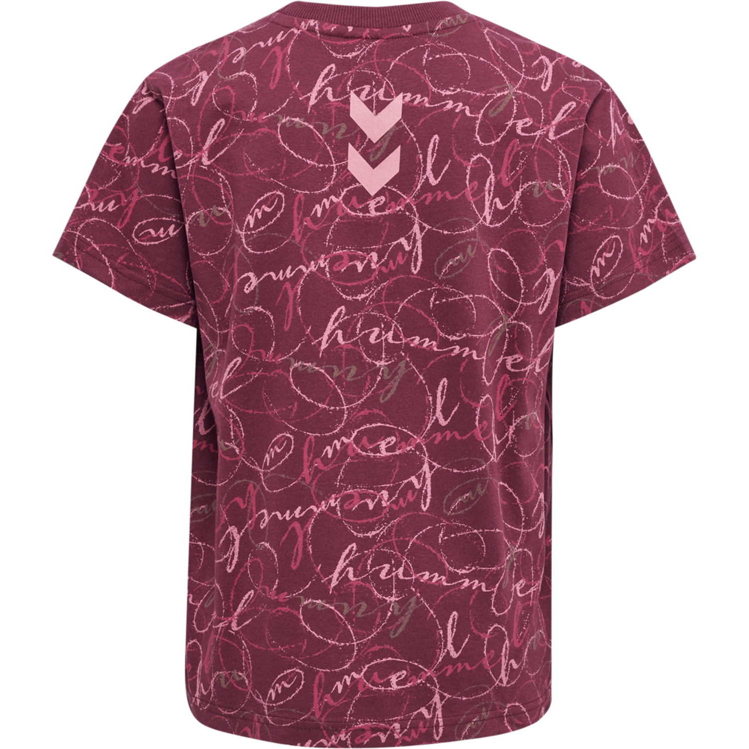 hmlMERRY T-SHIRT S/S, CORDOVAN, packshot