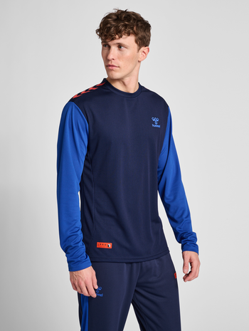 hmlPRO GRID GAME JERSEY L/S, MARITIME BLUE, model