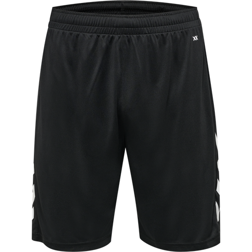 hmlCORE XK POLY SHORTS, BLACK hmlCORE XK POLY SHORTS, BLACK, packshot