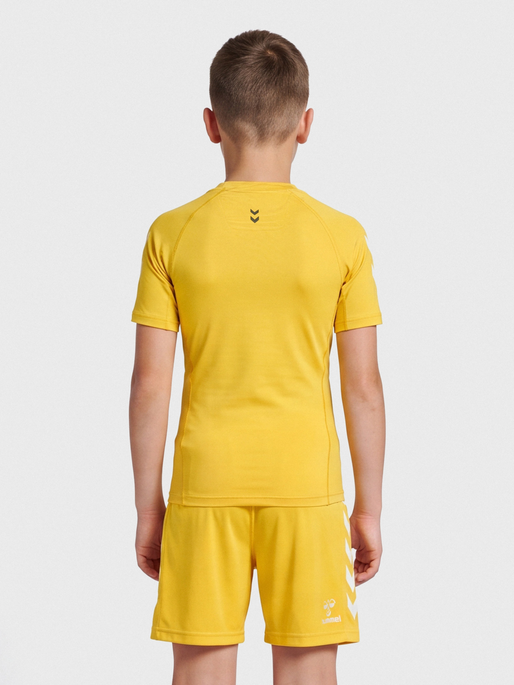 HML FIRST PERFORMANCE KIDS JERS S/S, SPORTS YELLOW, model