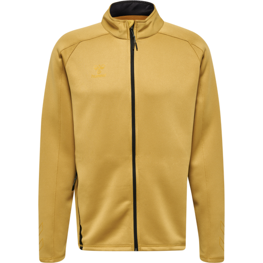 hmlCIMA XK ZIP JACKET, ANTIQUE GOLD, packshot