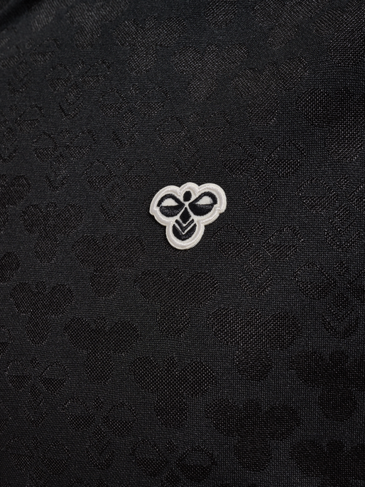 hmlARCHIVE REGULAR POLY JACKET AOP, BLACK/EBONY hmlARCHIVE REGULAR POLY JACKET AOP, BLACK/EBONY, packshot