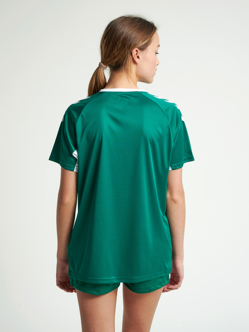 CORE TEAM JERSEY WOMAN S/S, EVERGREEN, model