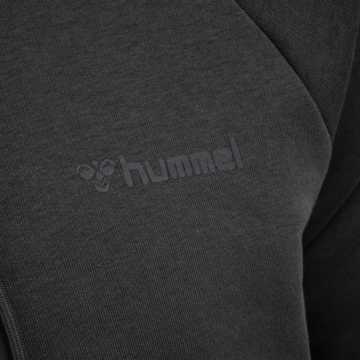 hmlISAM ZIP HOODIE, BLACK, packshot