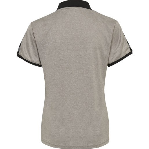 hmlAUTHENTIC WOMAN FUNCTIONAL POLO, GREY MELANGE, packshot