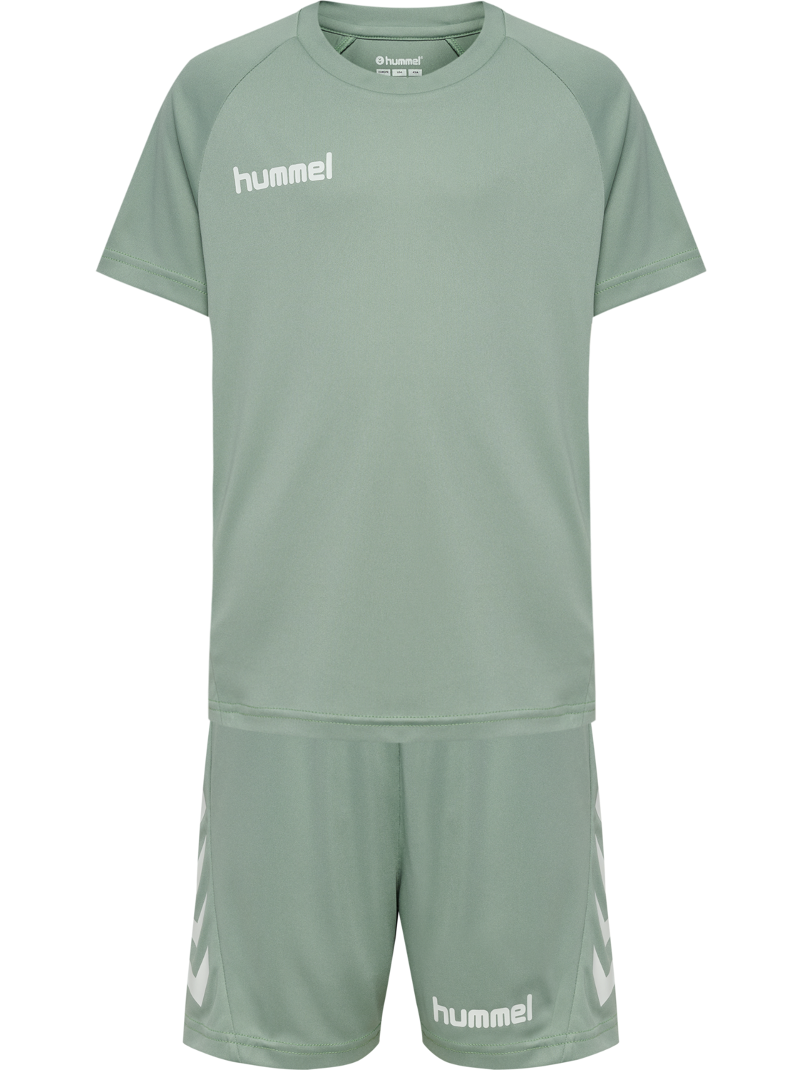 hmlPROMO KIDS SET, ICEBERG GREEN, packshot