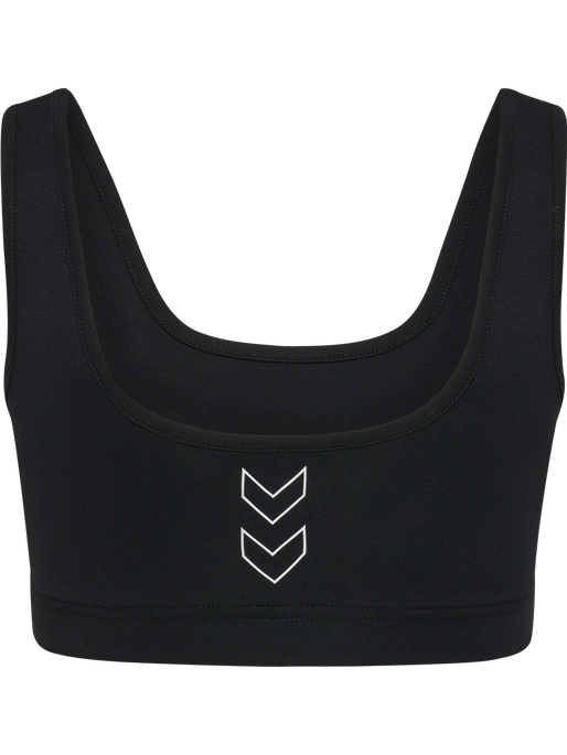 hmlELEMENTAL COTTON SPORTS TOP, BLACK, packshot