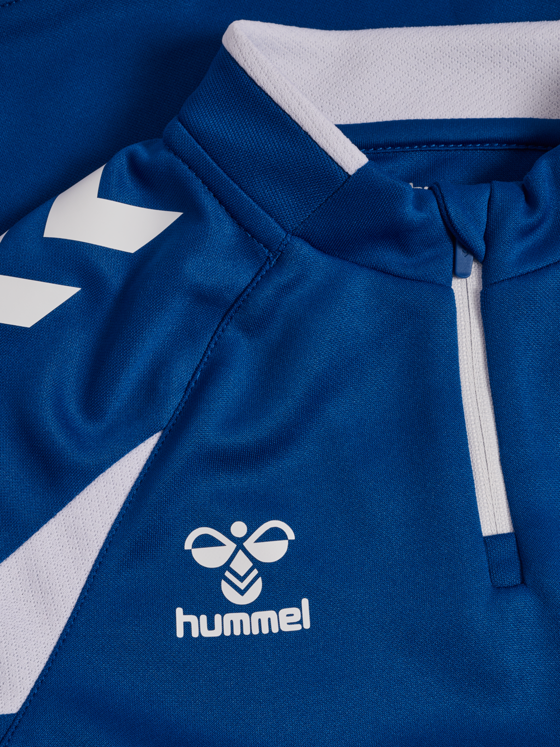hmlCORE 2.0 HALF ZIP KIDS, TRUE BLUE/WHITE, packshot