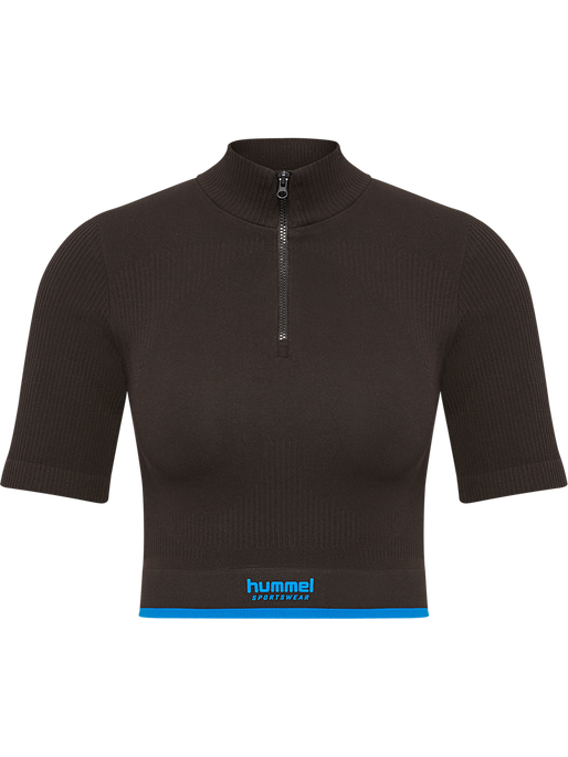 hmlKNITTED WOMENS ZIP TOP, AFTER DARK hmlKNITTED WOMENS ZIP TOP, AFTER DARK, packshot