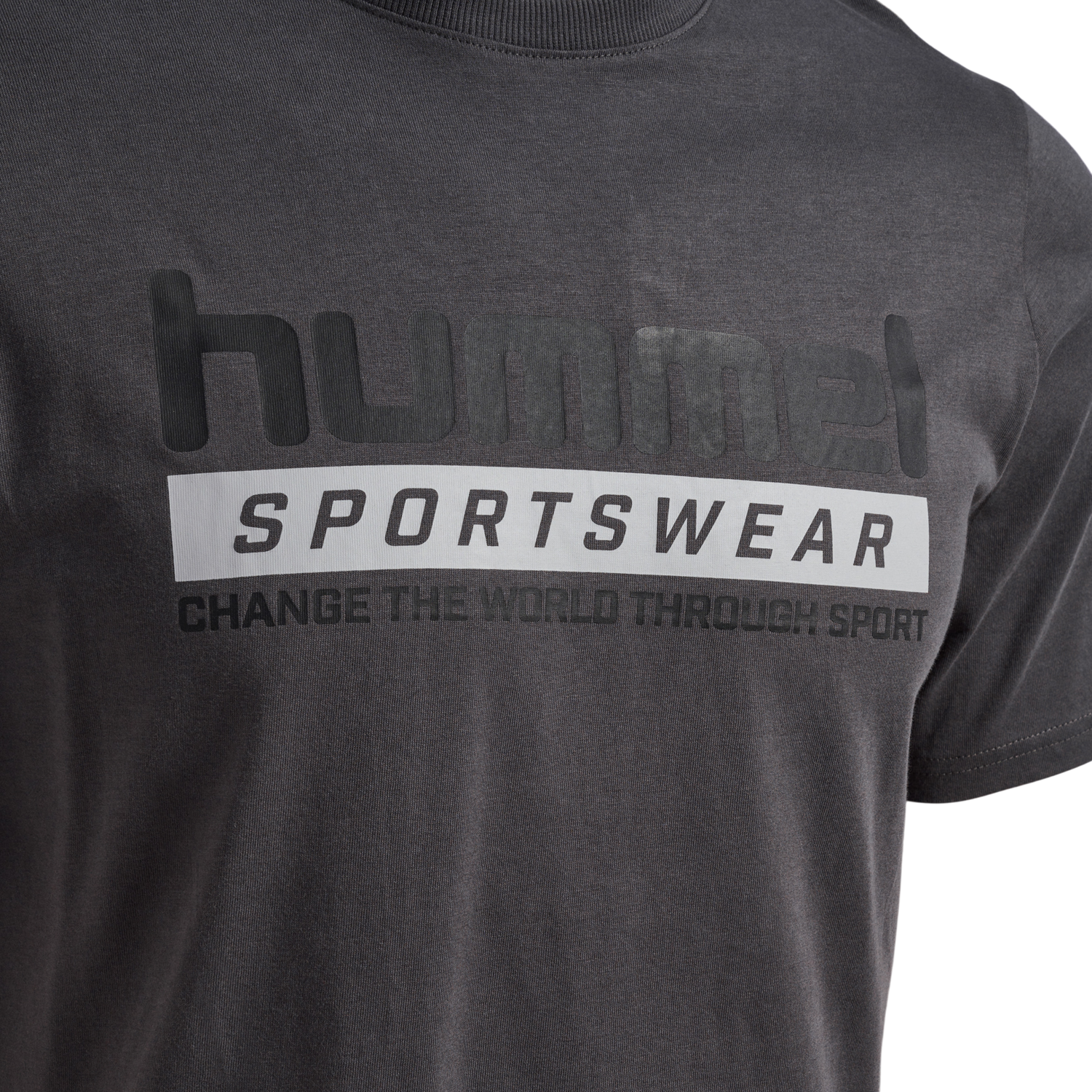 hmlLGC CARSON T-SHIRT, BLACKENED PEARL, packshot