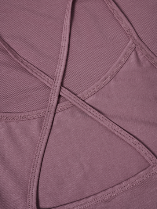 hmlYOGA SOFT W STRAP TOP, WISTFUL MAUVE, packshot