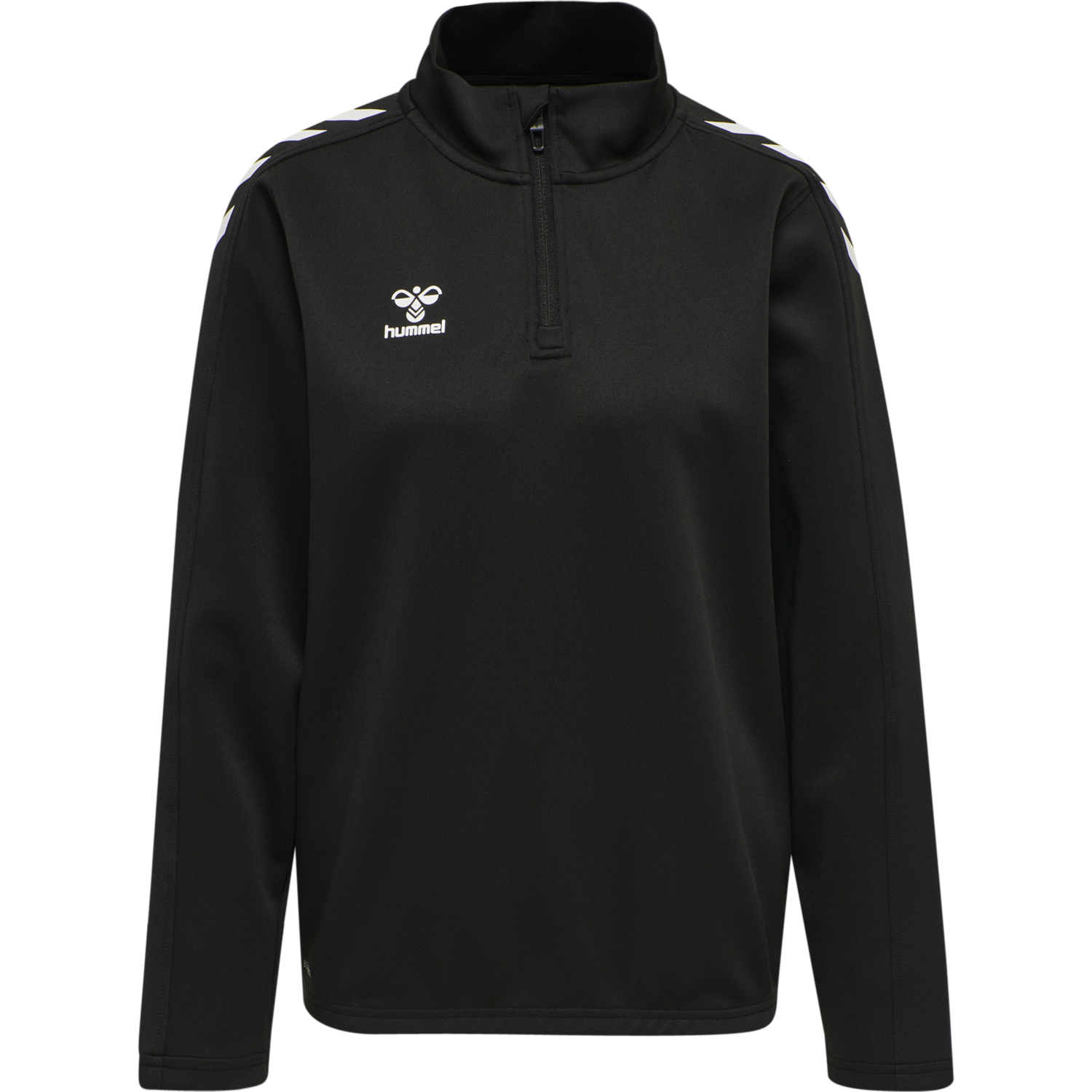 hmlCORE XK HALF ZIP SWEAT WOMAN, BLACK/BLACK, packshot