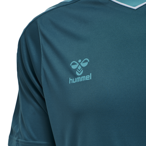 hmlCORE XK POLY JERSEY S/S, BLUE CORAL, packshot