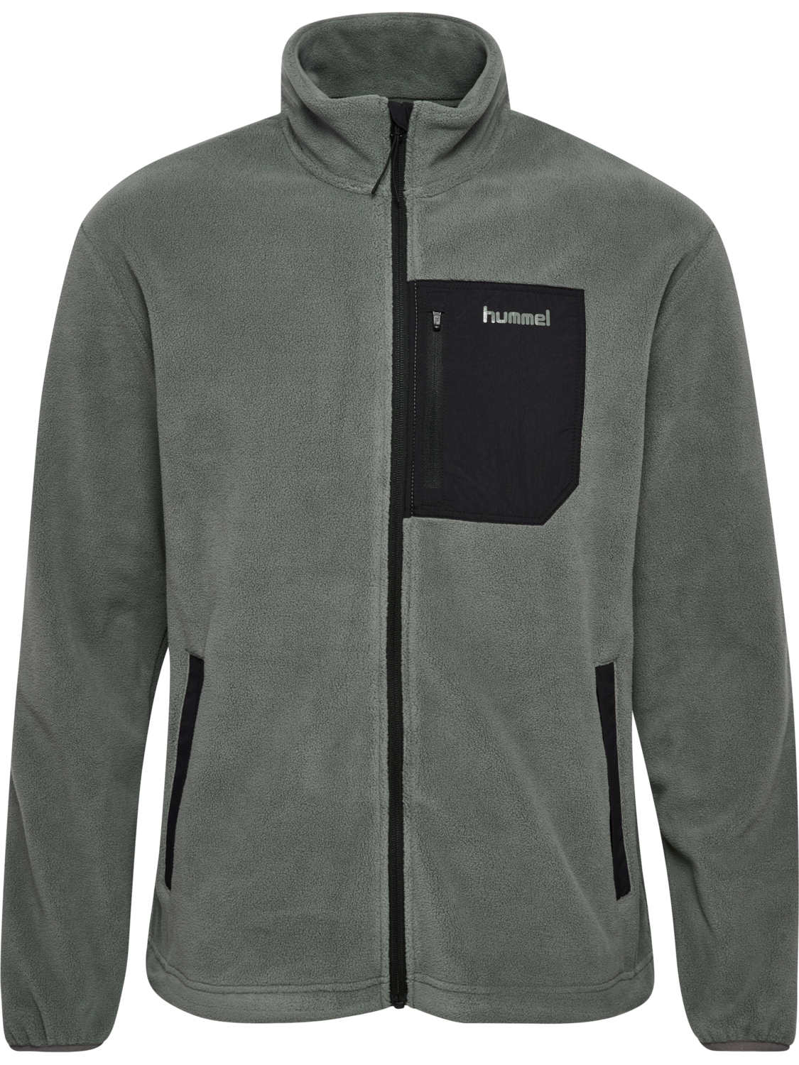 hmlPOLAR FLEECE JACKET, CASTOR GRAY, packshot