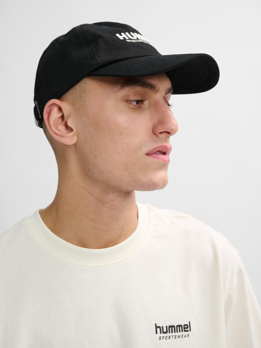 hmlLEGACY CORE BASEBALL CAP, BLACK, model