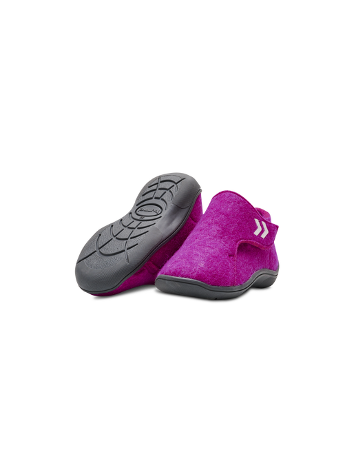 WOOL SLIPPER INFANT  , PINK FLAMBÈ WOOL SLIPPER INFANT  , PINK FLAMBÈ, packshot