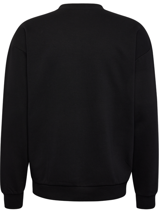 hmlLOOSE CREWNECK BEE, BLACK hmlLOOSE CREWNECK BEE, BLACK, packshot
