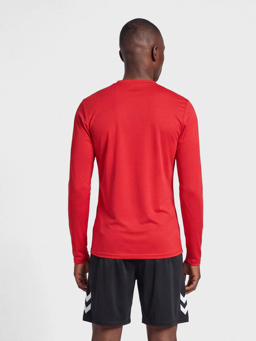 hmlBL ESSENTIAL TEE L/S, TRUE RED, model
