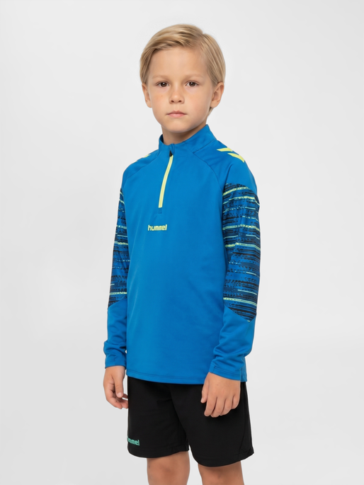 hmlBLAZE PRO TRAINING HALF ZIP KIDS, SKYDIVER, model