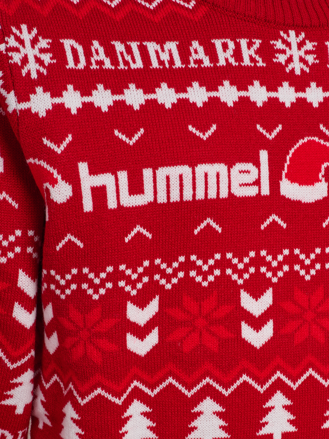 DBU FAN 25 CHRISTMAS SWEATER KIDS, TANGO RED, packshot