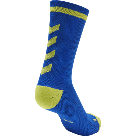 ELITE INDOOR SOCK LOW, TRUE BLUE/BLAZING YELLOW, packshot