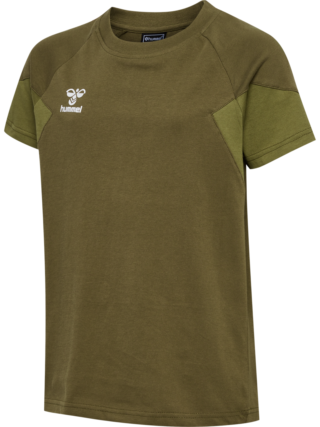 hmlTRAVEL T-SHIRT S/S KIDS, MILITARY OLIVE, packshot