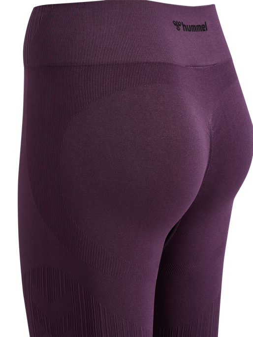 hmlMT DEFINE SEAML SCRUNCH TIGHTS, PLUM PERFECT, packshot