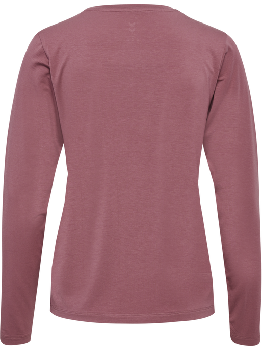hmlYOGA SOFT LOOSE W T-SHIRT LS, WISTFUL MAUVE, packshot