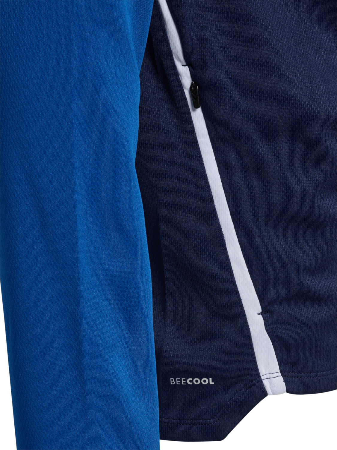 hmlLEAD 2.0 ZIP HOODIE, MARINE/TRUE BLUE, packshot