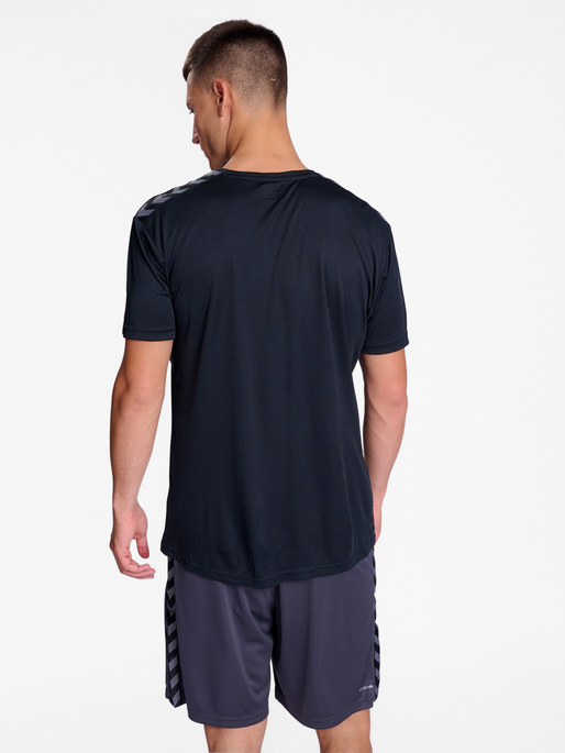 hmlAUTHENTIC PL JERSEY S/S, BLACK, model