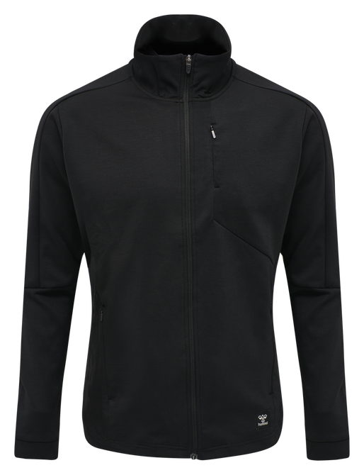 hmlTROPPER ZIP JACKET, BLACK, packshot